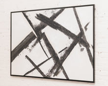 Load image into Gallery viewer, Black and White Modernist Abstract