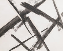 Load image into Gallery viewer, Black and White Modernist Abstract