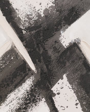 Load image into Gallery viewer, Black and White Modernist Abstract