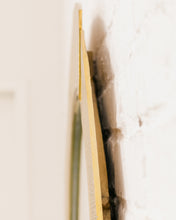 Load image into Gallery viewer, Deco Hammered Gold Metal Mirror