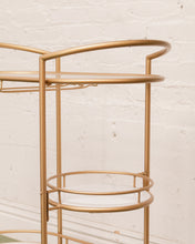 Load image into Gallery viewer, Faux Marble Bar Cart