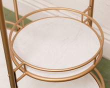 Load image into Gallery viewer, Faux Marble Bar Cart