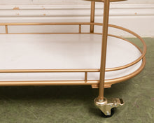 Load image into Gallery viewer, Faux Marble Bar Cart