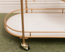 Load image into Gallery viewer, Faux Marble Bar Cart