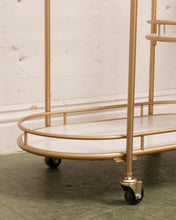 Load image into Gallery viewer, Faux Marble Bar Cart