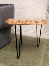Load image into Gallery viewer, Burlwood Acacia Side Table