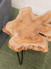 Load image into Gallery viewer, Burlwood Acacia Side Table