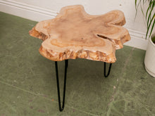 Load image into Gallery viewer, Burlwood Acacia Side Table