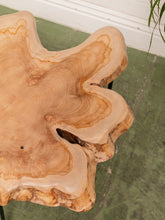 Load image into Gallery viewer, Burlwood Acacia Side Table