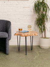 Load image into Gallery viewer, Burlwood Acacia Side Table