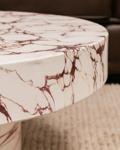 Load image into Gallery viewer, Concrete Faux Marble Coffee Table