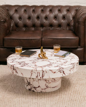 Load image into Gallery viewer, Concrete Faux Marble Coffee Table