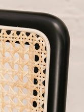 Load image into Gallery viewer, Green and Black Rattan Office Chair