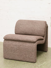 Load image into Gallery viewer, Brown Sculptural Lounge Chair