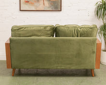 Load image into Gallery viewer, Clement Sofa in Olive Green