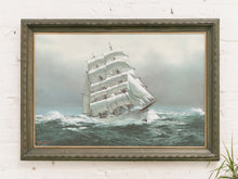 Load image into Gallery viewer, At Sea Fine Art Oil Painting by Torrevillas