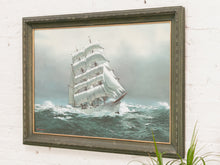 Load image into Gallery viewer, At Sea Fine Art Oil Painting by Torrevillas