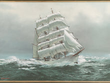 Load image into Gallery viewer, At Sea Fine Art Oil Painting by Torrevillas