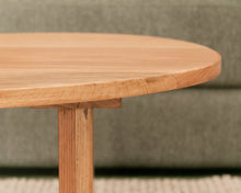 Load image into Gallery viewer, Solid Oak Amoeba Coffee Table