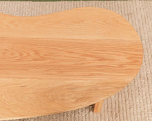 Load image into Gallery viewer, Solid Oak Amoeba Coffee Table