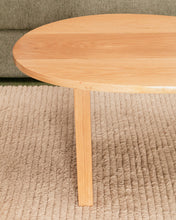 Load image into Gallery viewer, Solid Oak Amoeba Coffee Table