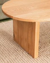 Load image into Gallery viewer, Solid Oak Amoeba Coffee Table