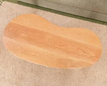 Load image into Gallery viewer, Solid Oak Amoeba Coffee Table