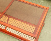 Load image into Gallery viewer, Glass Magazine Coffee Table