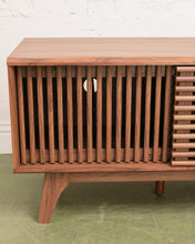 Load image into Gallery viewer, Axel Slat Credenza Media Stand