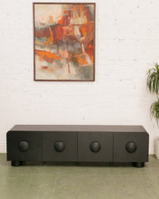 Load image into Gallery viewer, Cecilia Low Profile Media Stand in Black