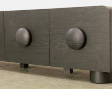 Load image into Gallery viewer, Cecilia Low Profile Media Stand in Black