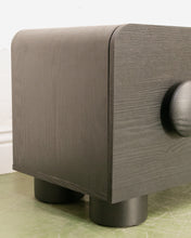 Load image into Gallery viewer, Cecilia Low Profile Media Stand in Black