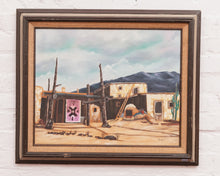 Load image into Gallery viewer, Native American Oil Painting Signed by Kochie