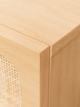 Load image into Gallery viewer, Oval Rattan Drawer Front Nightstand