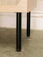 Load image into Gallery viewer, Oval Rattan Drawer Front Nightstand