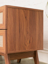 Load image into Gallery viewer, Pair of Mell 2 Drawer Nightstands in Walnut Finish