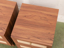 Load image into Gallery viewer, Pair of Mell 2 Drawer Nightstands in Walnut Finish