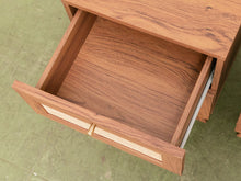 Load image into Gallery viewer, Pair of Mell 2 Drawer Nightstands in Walnut Finish
