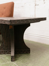 Load image into Gallery viewer, Vintage Square Hand Carved End Table