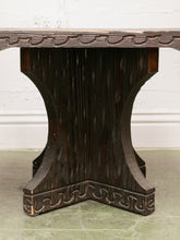 Load image into Gallery viewer, Vintage Square Hand Carved End Table