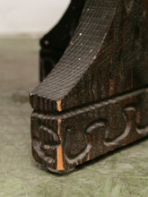 Load image into Gallery viewer, Vintage Square Hand Carved End Table