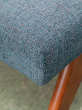 Load image into Gallery viewer, Navy Blue Scissor Bench