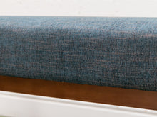 Load image into Gallery viewer, Navy Blue Scissor Bench