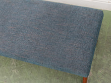 Load image into Gallery viewer, Navy Blue Scissor Bench