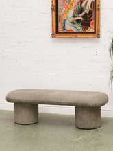 Load image into Gallery viewer, Green Bench With Large Rounded Legs