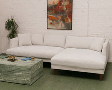 Load image into Gallery viewer, Elisa Oatmeal Sectional Sofa with Right Chaise