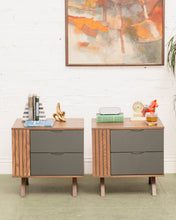 Load image into Gallery viewer, Anaith Nightstands in Grey