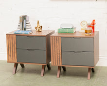 Load image into Gallery viewer, Anaith Nightstands in Grey