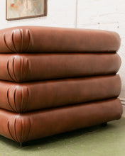 Load image into Gallery viewer, Elodie 4 Piece Modular Sectional in Saddle Brown Leather