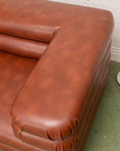 Load image into Gallery viewer, Elodie 4 Piece Modular Sectional in Saddle Brown Leather